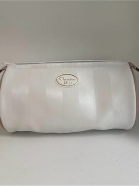 Dior White Cosmetic Pouch